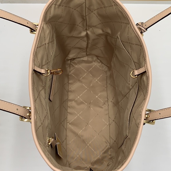 MICHAEL KORS JET SET TRAVEL MEDIUM CARRYALL TOTE BUFF MULTI COLOR - Picture 12 of 16